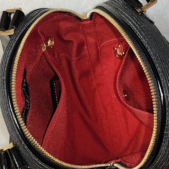 Eric Javits Chain Pouch Raffia Elegant Moon HOBO Black Round Handbag - Picture 16 of 16